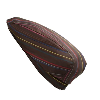 

Coffee Stripes Print Chef Hat Cotton Cook Cap Baker Hat Golf Cap Hotel Bartender