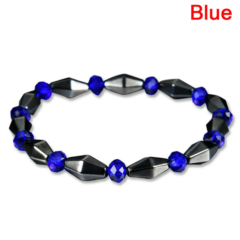 Weight Loss Stone Magnetic Therapy Slimming Bracelets Women Men Kpop Vintage Black Punk Health Bangle Unique Jewelry