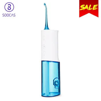 

SOOCAS W3 IPX7 Waterproof Portable Oral Irrigator 230ml Water Tank Constant Pulse Pressure Rechargeable Dental Water Flosser Jet