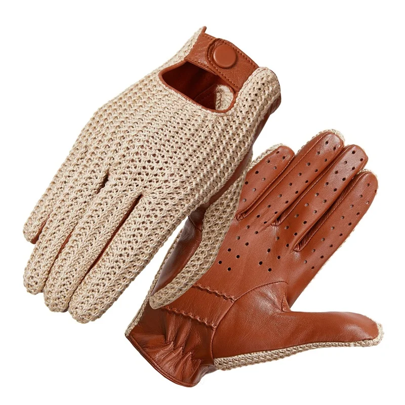 

Winter Wool Motocycle Gloves Thermal Insulated Touch Screen Outdoor Ride Warm Sheepskin Genuine Leather Driver Gloves