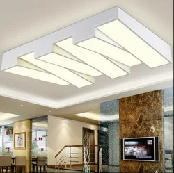 Manufacturers Direct Selling Rectangular Living Room Lights Glorious LED Ceiling Lamp Simple Restaurant Bedroom Lighting Sky Cit