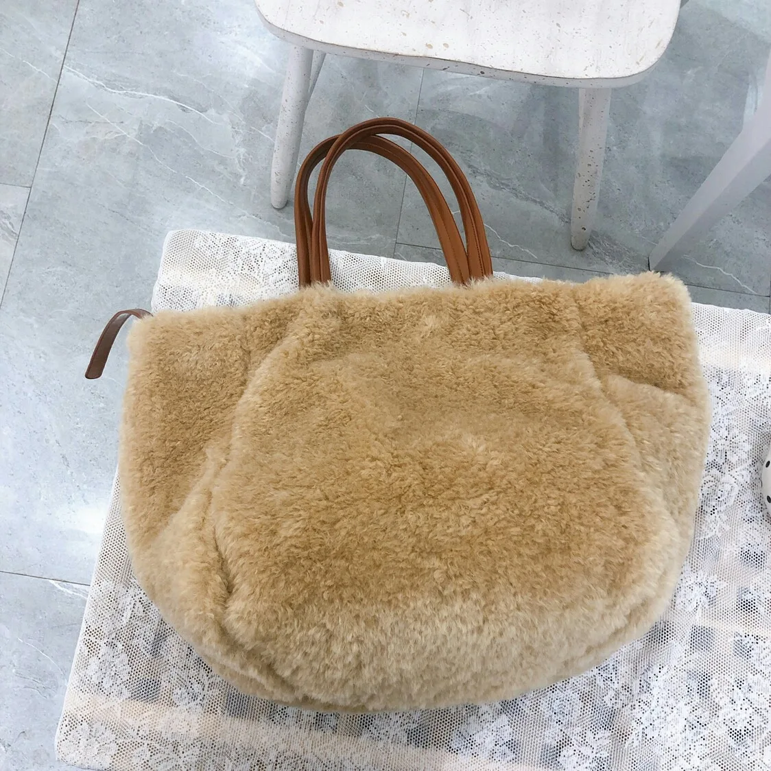 Женские роскошные двухсторонние искусственные меховые сумки Bolsa женская зимняя