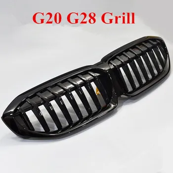

Original 3 Series 2019 2020 G20 G28 Car Styling Glossy Black Replacement Grille Car Bumper Grill For BMW G20 G28 Front Grills