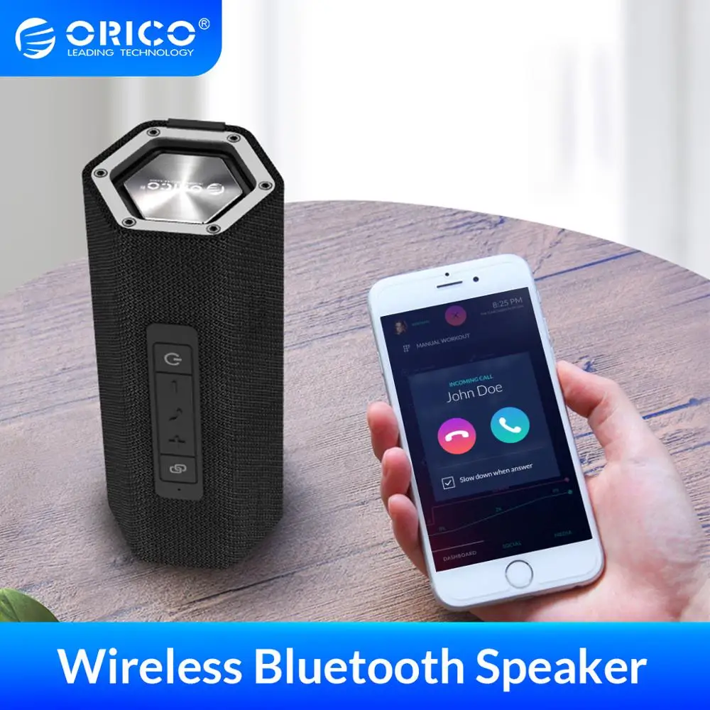 Портативная Bluetooth Колонка ORICO водонепроницаемая уличная Беспроводная Hi Fi