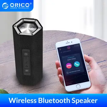 

ORICO Portable Bluetooth Speaker Waterproof Outdoor Wireless Hi-Fi Stereo Speaker with Mic Support TF AUX USB 6 hours Playtime