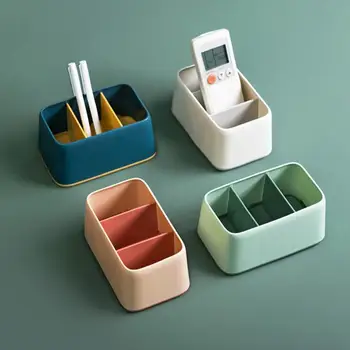 

Desktop debris finishing box storage box coffee table small things storage container home organizer for remote control hot sale