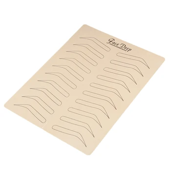 

Rubber Practice Tattoo Skin Fake False Eyebrows Leather Pigment For Microblading Permanent Makeup Tattoo Beginners Learning