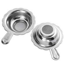 500 шт чайная сетка из нержавеющей стали для заварки с ручкой фильтр для чая для повторного использования свободный фильтр чайных листьев