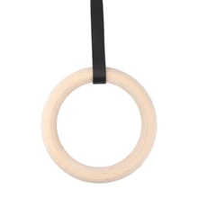 Многофункциональное деревянное кольцо для упражнений удобные прочные фитнес гимнастические аксессуары прочные мышцы гимнастические кольца отжимания