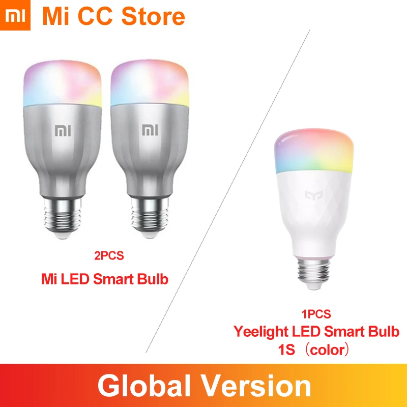 Глобальная версия Xiaomi Yeelight умная Светодиодная лампа E27 8 Вт удаленное управление