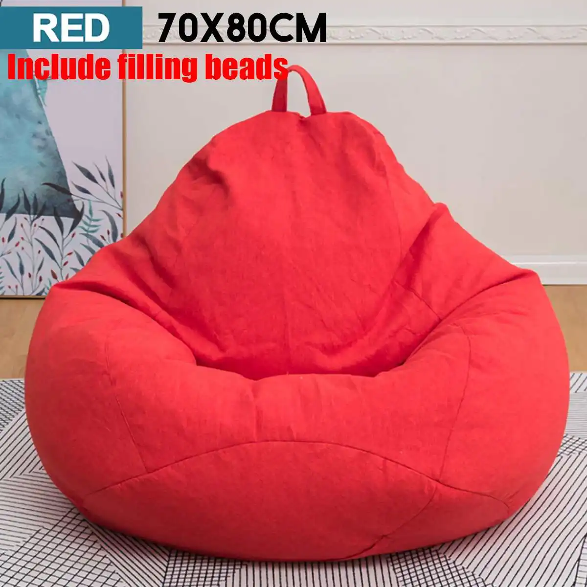 70x80cm Kids Bean Bag Children Couch Lazy Chair Single Sofa Child Lounger With Filling Eps Beads Home Living Room Furniture Sofa Bean Bag Sofas Aliexpress