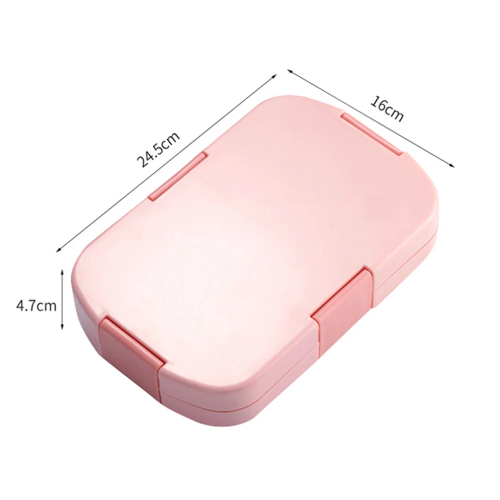 Коробка для завтрака 920 мл 6 сеток Bento коробки микроволновая посуда хранение