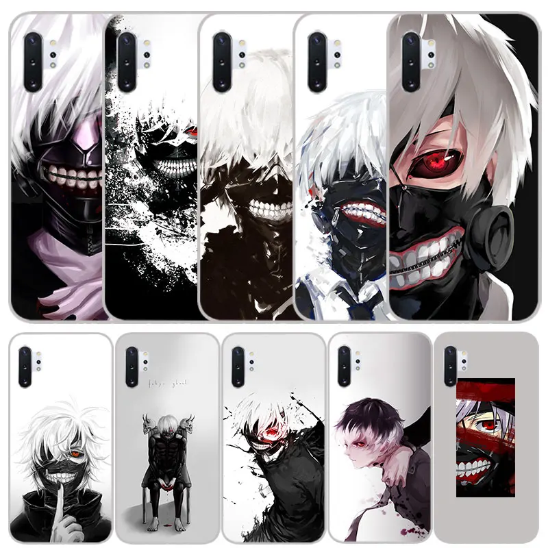 Kaneki Eye mask Matte Silicone Case For Samsung galaxy Note 10 pro 9 8 A90 A70 A60 A50 A40 A30 A10 M40 M30 M20 M10 cover |