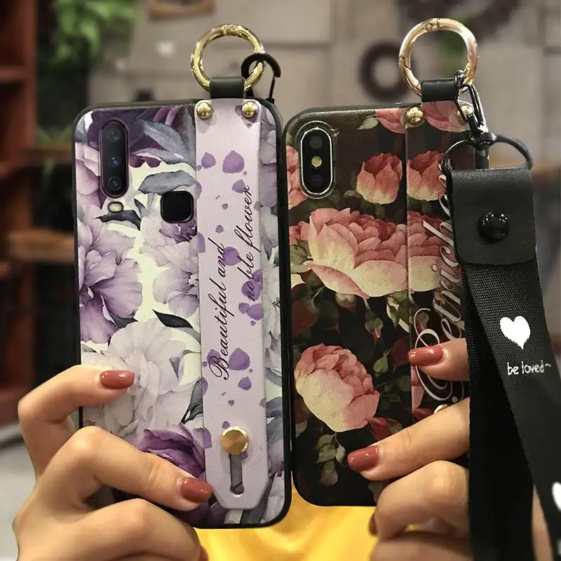 Fashion Design New Arrival Phone Case For VIVO Y17/Y3/Y15/Y12/U3X/V1901A Holder Soft Woman | Мобильные телефоны и