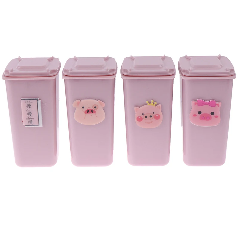 Lovely Pink Girl Pen Container Desktop Bucket Girl Plastic Pen Holder Organizer Students Study Supplies Pen Holder Adorable