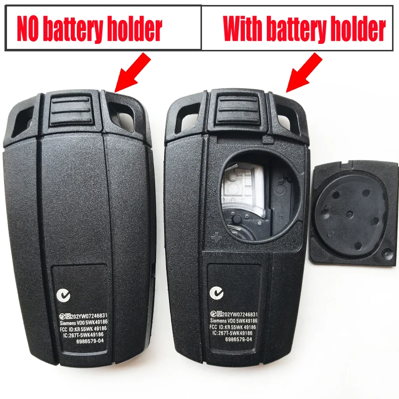 3 кнопки автомобильный брелок для ключей BMW E90 E91 E60 E87 E92 E89 1 5 6 серии сменный умный