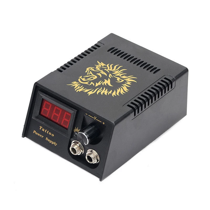 Профессиональная татуировка машина lcd цифровой дисплей мини блок питания кабель горячий