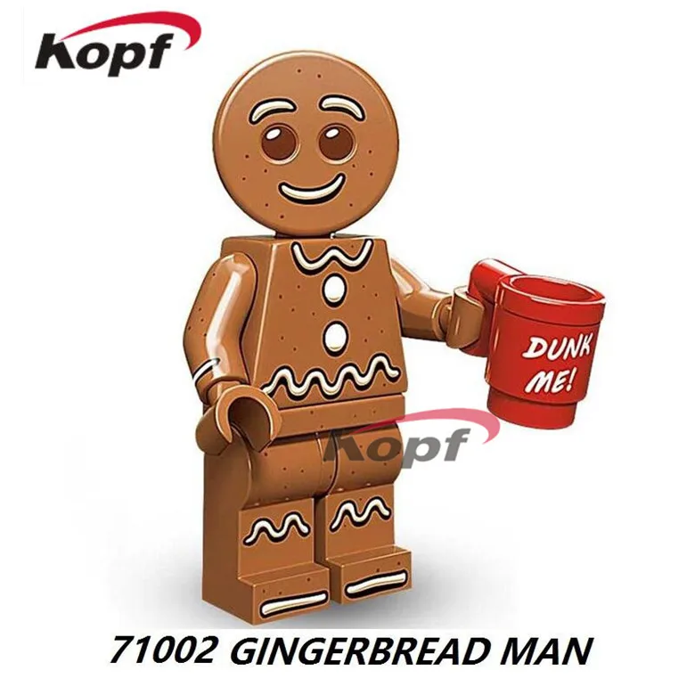 

20Pcs Wholesales Super Heroes Gingerbread Man 71002 DIY Bricks Action Figures Building Blocks Collection Toys for children Gift