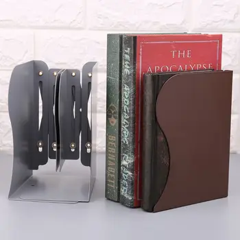 

Extension Adjustable Metal Bookends Heavy Duty Book Desktop File Folder Retractable Stand Bookshelf Rack Holder