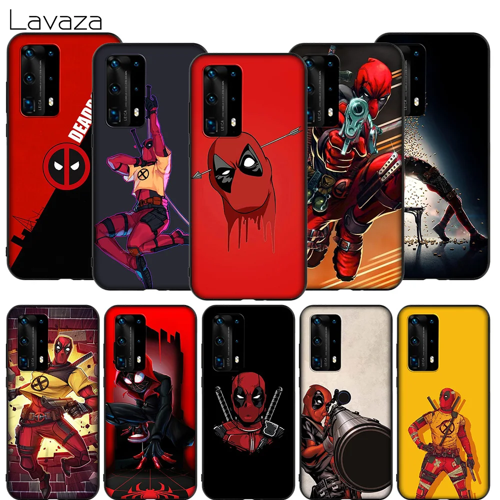 Очаровательный чехол Lavaza Deadpool Fundas для Huawei P8 P9 P10 P20 P30 Y6 Y7 Y9 Lite Pro P Smart Nova 2i 3i Mini 2017 2018 |