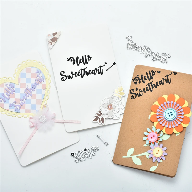 

Naifumodo Hello Letter Dies Metal Cutting Dies New 2019 for Craft Dies Scrapbooking Album Embossing Stencil Craft Die Cut Decor