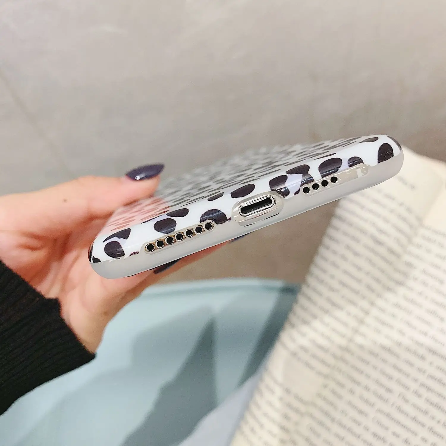 VOZRO Han Feng Lovely Leopard Print For Iphone8 6 6s Case For Iphone 7 8 Plus 5