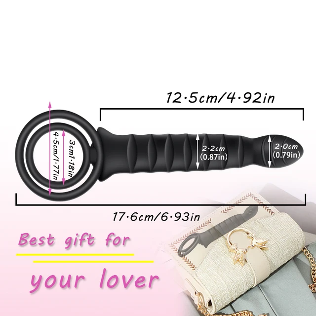 Double Penetration Dildo Vibrator, 10 mode Vibrator For Men Strap On Penis Vagina Plug Adult Sex Toys For Couples 6
