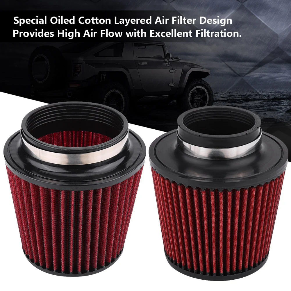 

100mm Air Filter Intake Induction Kit Universal for Off-road Motorcycle ATV Quad Dirt Pit Bike Mushroom Head Air Filter Cleaner