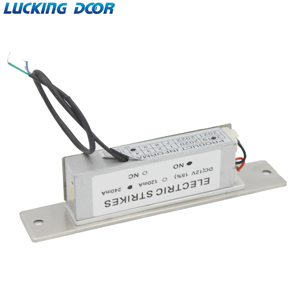 

Stainless DC 12V Electric Strike Door Lock For Access Control System Fail safe or Fail secure Electric Lock