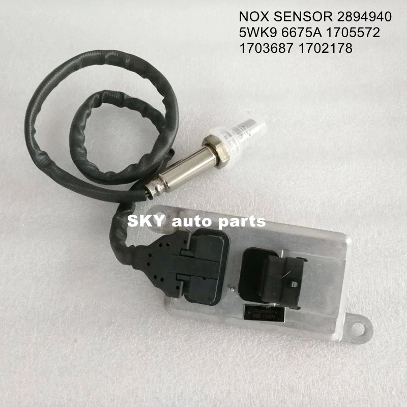 NOX датчик 2894940 5WK9 6675A 1705572 1703687 1702178
