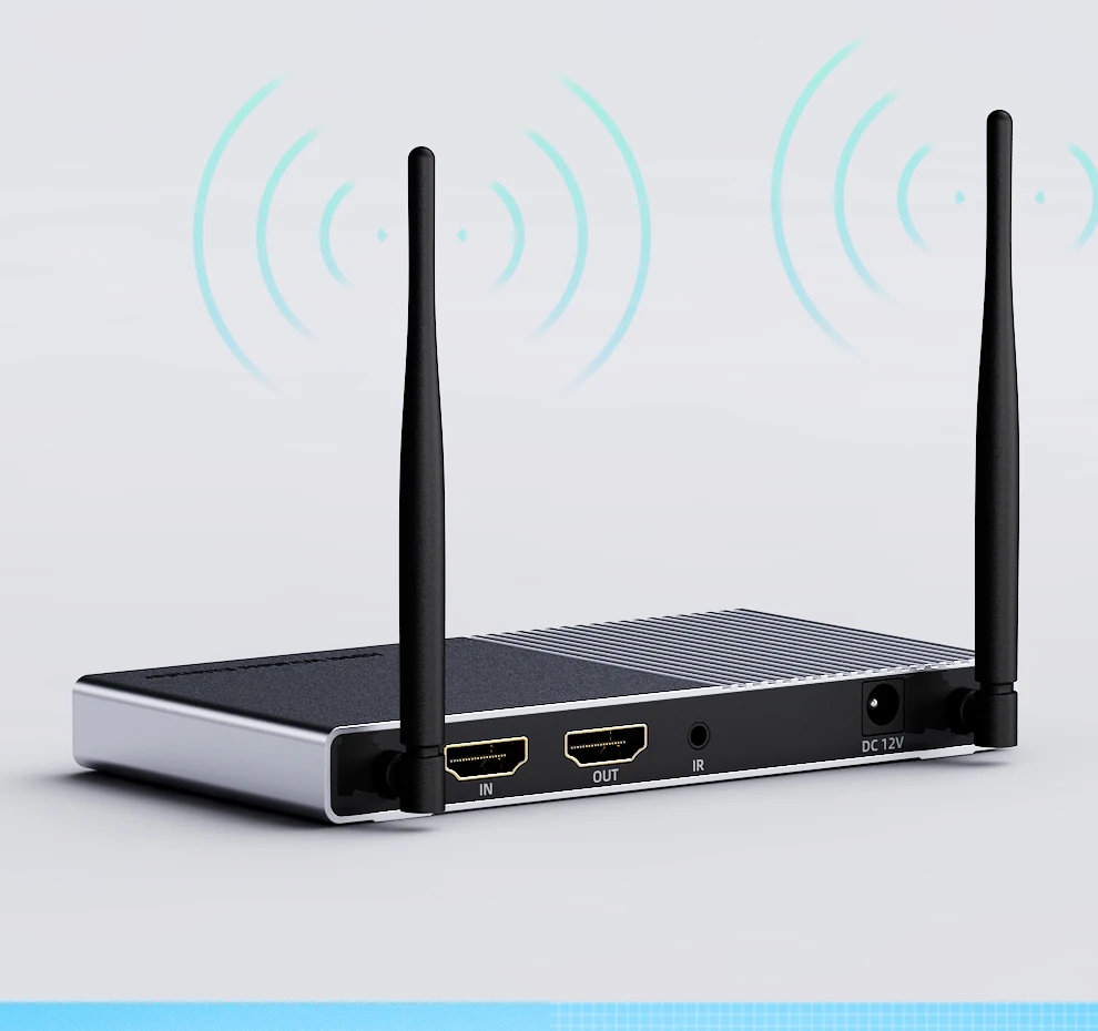 Unnlink 100 м беспроводной 5 ГГц wifi удлинитель с локальным выходом FHD1080P передатчик приемник передача инфракрасный удаленный сигнал для ТВ