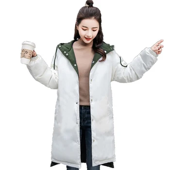 

Nicesnowl autumn winter sale Women Plus size Fashion cotton Down jacket hoodie long Parkas warm Jackets new Female winter coat