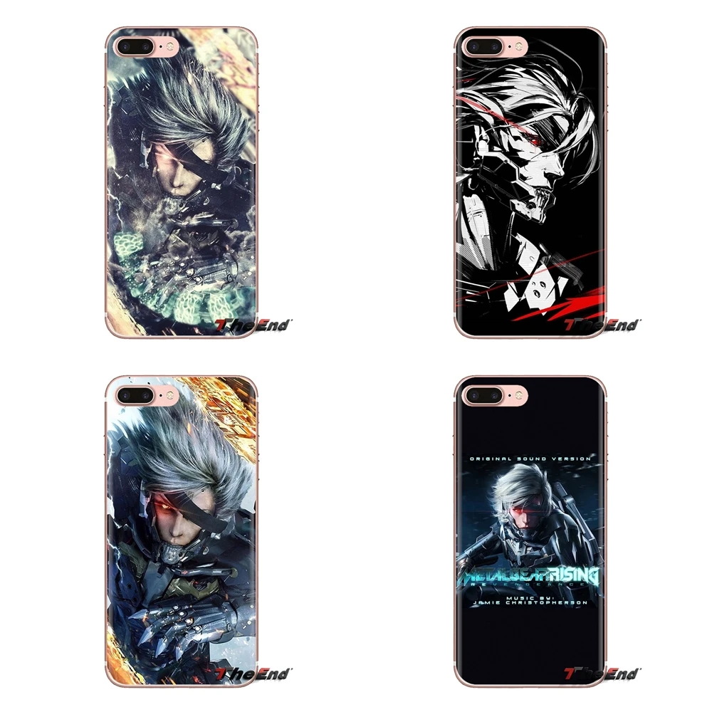 For Xiaomi Mi4 Mi5 Mi5S Mi6 Mi A1 A2 5X 6X 8 9 Lite SE Pro Max Mix 2 3 2S TPU Transparent Shell Covers game Metal Gear Rising |