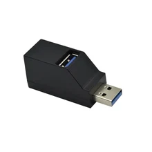 Универсальный мини 3 порта USB 3,0 концентратор высокоскоростной передачи данных сплиттер коробка адаптер для ПК ноутбук MacBook Pro многопортовый usb-концентратор