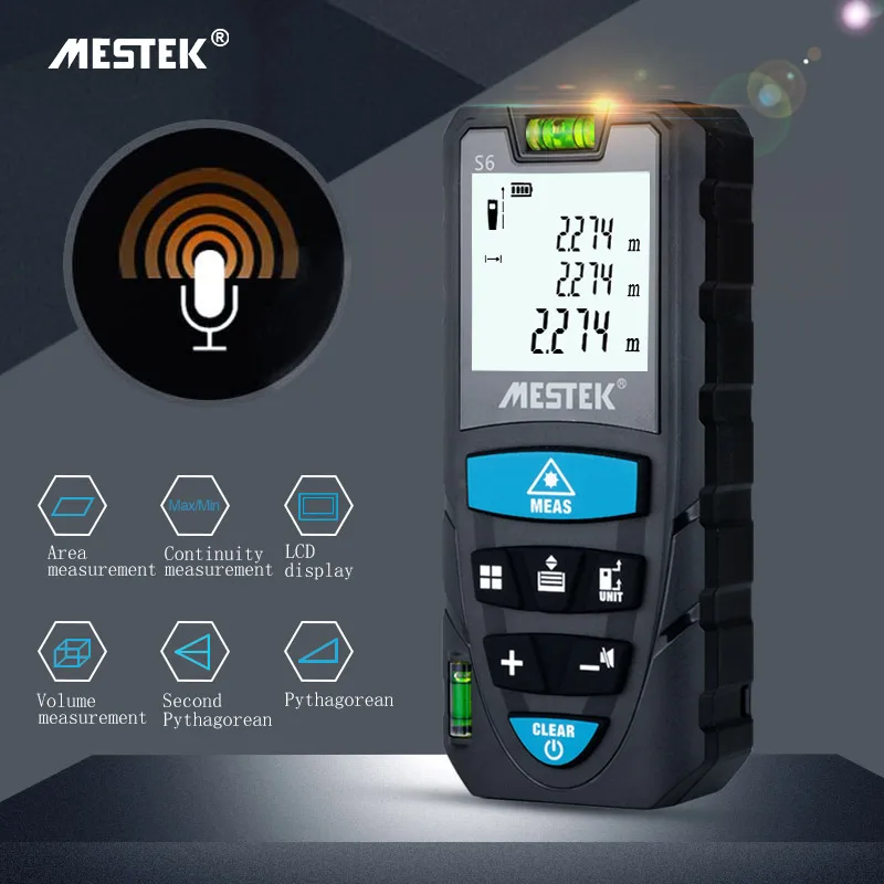 MESTEK 50M laser distance meter mini Laser Rangefinder trena measure tape medidor Laser tape range finder diastimeter measurer MESTEK 50M laser distance meter mini Laser Rangefinder trena measure tape medidor Laser tape range finder diastimeter measurer