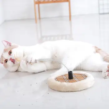 

Mini Cat Tree Scratch Board Toy for Pet Summer Disc Cat Teaser