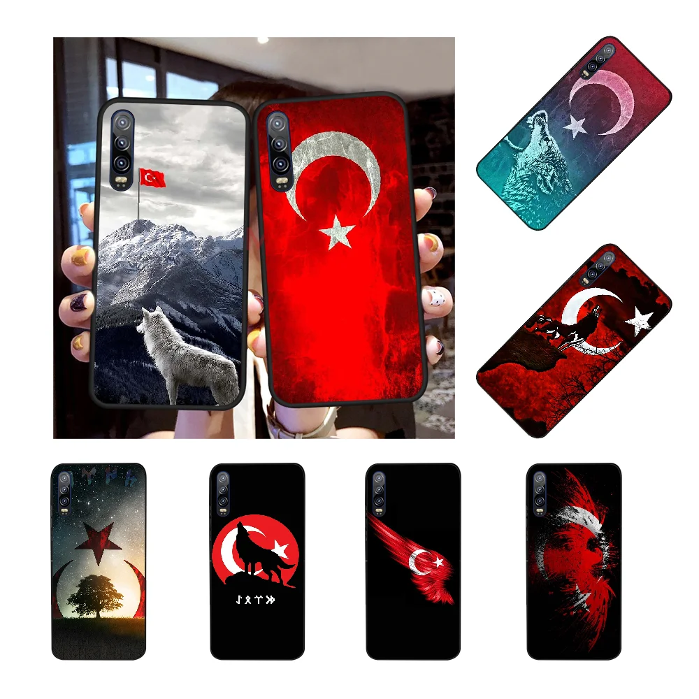 NBDRUICAI яркий милый телефонный чехол с турецким флагом для Huawei Honor 20 10 9 8 8x 8c 9x 7c 7a Lite