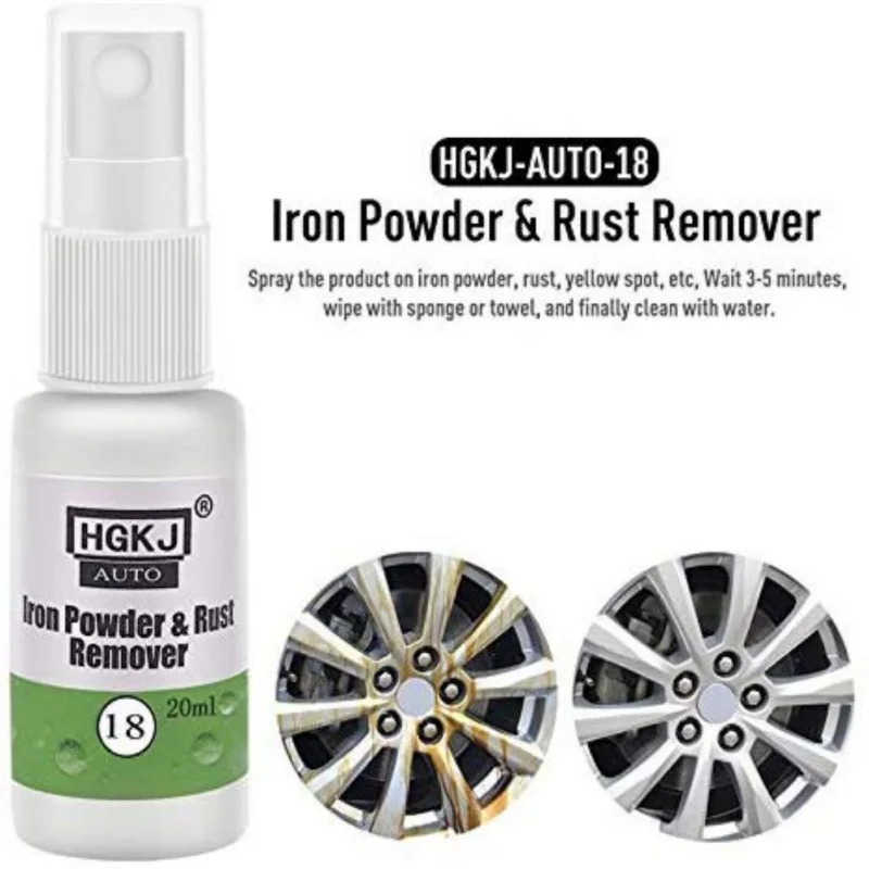

50ml Car Paint Wheel Iron Powder Rust Remover Cleaning Agent Car Tire Cleaner Tire Care