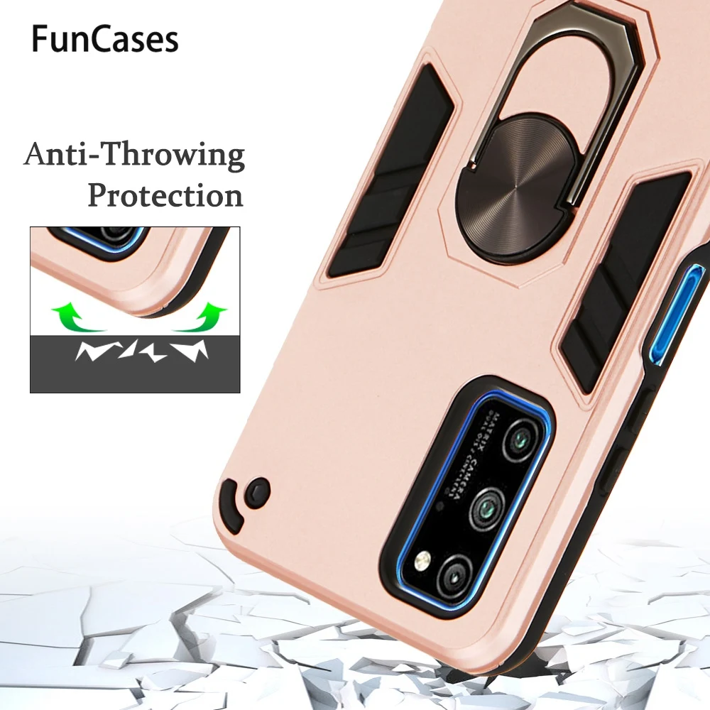 Dudukan Mobil Armor Telepon untuk Ajax Huawei Honor V30 Pro Lembut TPU Shell S Ponsel Huawei Funda Kehormatan v30 Movil