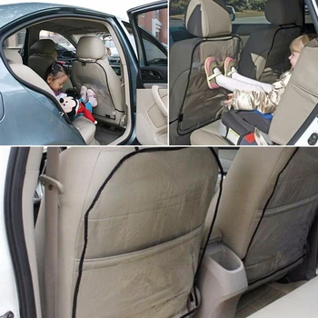 

Seat Cover Protector For Kids Baby Kick Mat Mud Clean Dirt Decals Car Auto Seat Kicking Ma Protective Cover Transparent Mat