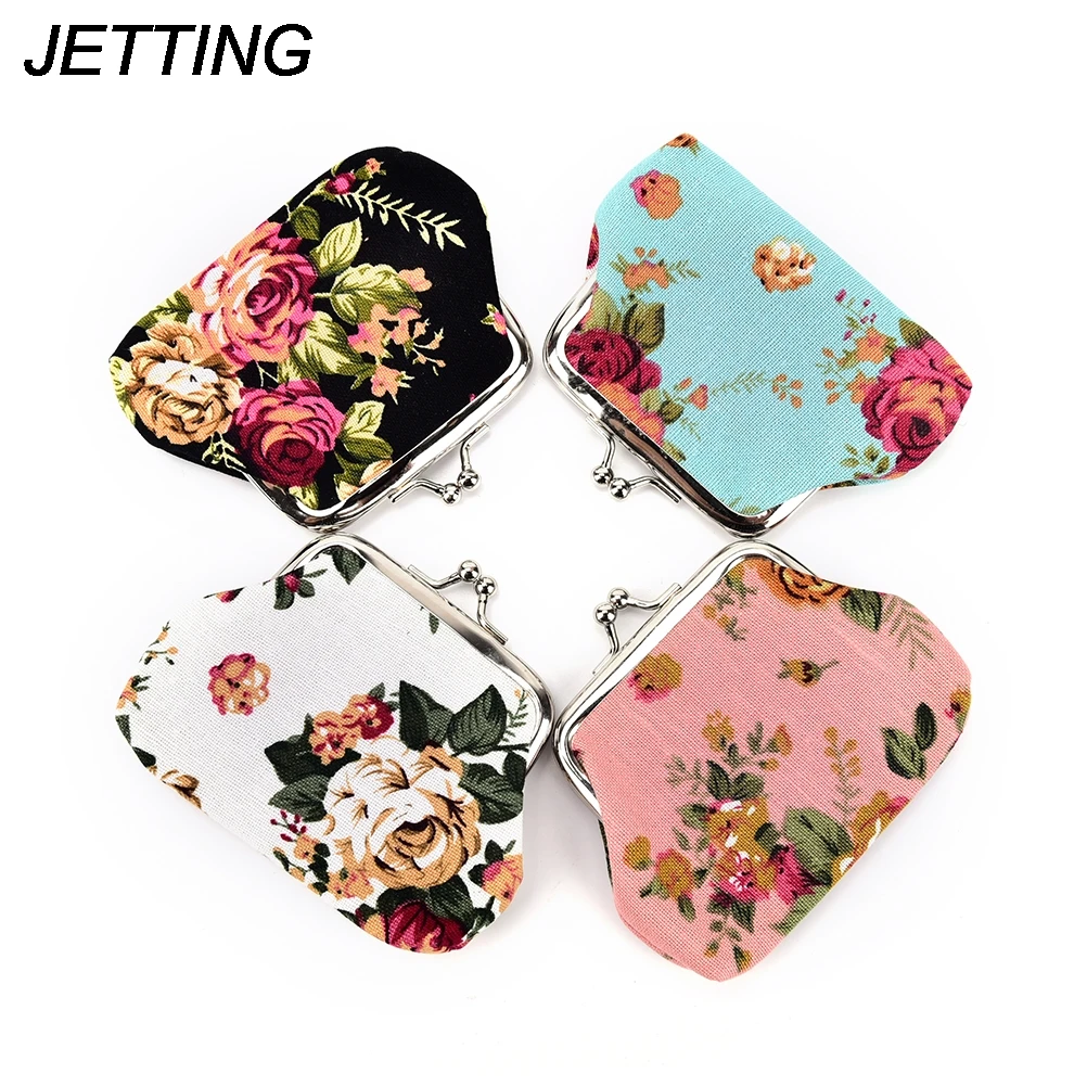 Canvas Mini Coin Purse Women Change Purse 1PCS