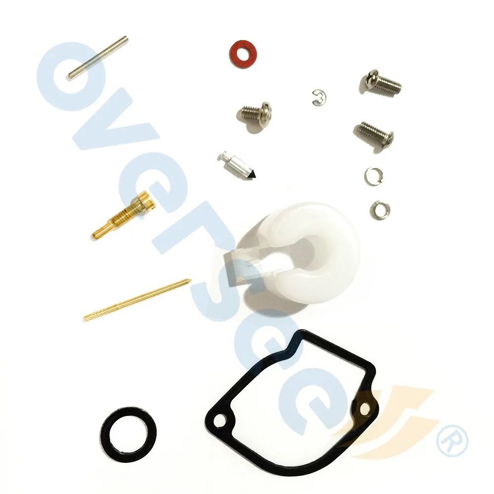 6A1-W0093-00/01/02/03 Carburetor Repair Kit for YAMAHA 2HP Outboard engine boat motor aftermarket parts 6A1-W0093