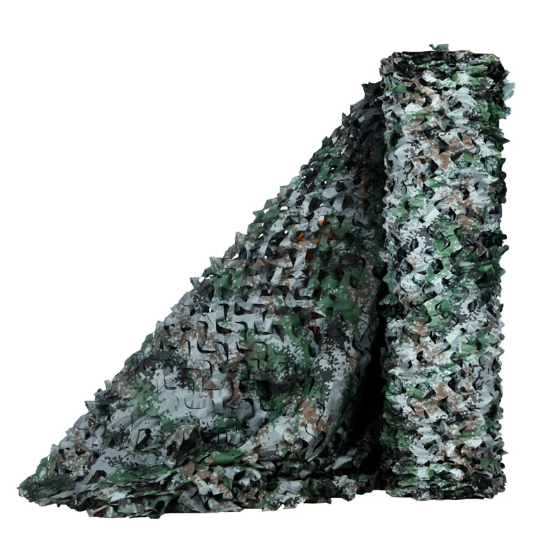 Large Camouflage Net 5*5 6 7 8 9 10 12 15 20 Sun Shelter Hunting Camo Netting Garden Hiding Mesh Fence Shadow Network Tent Cover