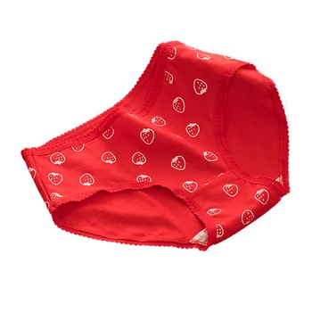 

5PCS/LOT Panties Women Underwear Cute Sexy Lingeries Breathable women Briefs for Female Pants ladies natal year red Underpants