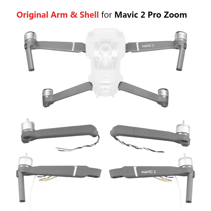 Абсолютно новые запасные части для DJI Mavic 2 Pro Zoom Arm посадочная Шестерня Корпус