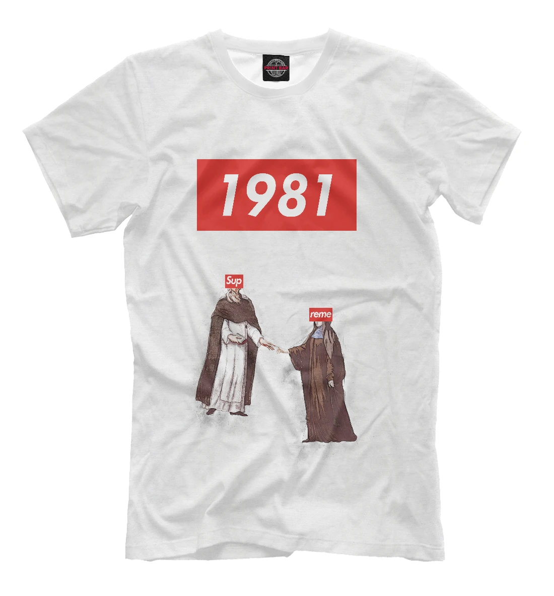 Футболка 1981 Supreme (Год) | Мужская одежда
