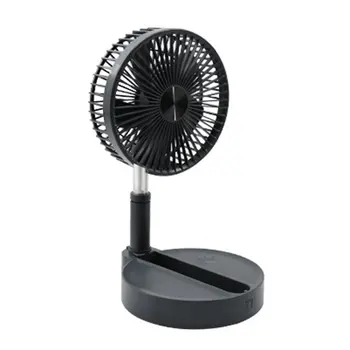 

P10 Electric Fan Folding Telescopic Floor Fan Desktop Fan Desktop Air Conditioner Cooler for Office Household Travel