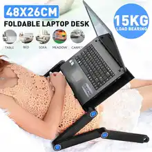 Soporte de mesa para portátil con soporte de diseño ergonómico plegable ajustable escritorio para portátil para Ultrabook, Netbook o Tablet con alfombrilla de ratón