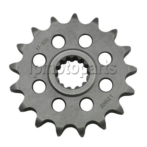 Передняя звездочка для мотоцикла 530 16T 17T Yamaha FZ6 YZF-R6 FZ700 750 FZX700 YZF750 FZR1000 FZR750 FZX750 YZF-R7