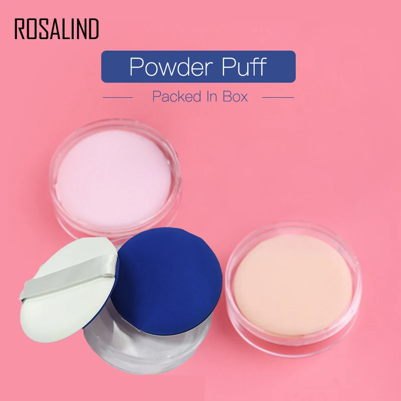 

ROSALIND Makeup Puff Face Cleaning Sponge Powder Foundation Puff Facial Blender High Quality Full Cosmetics Base Beauty Tools